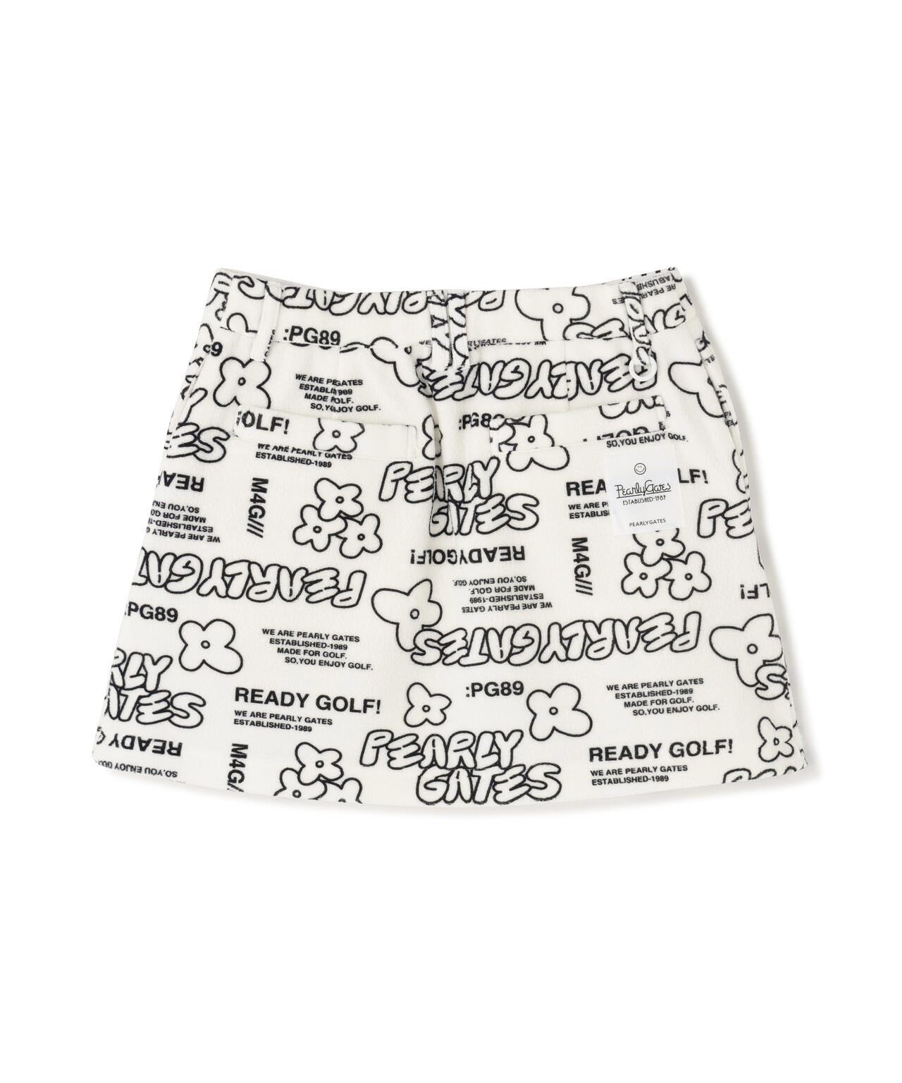 フリース片面起毛スカート ＜ストリート花柄＞ | PEARLY GATES