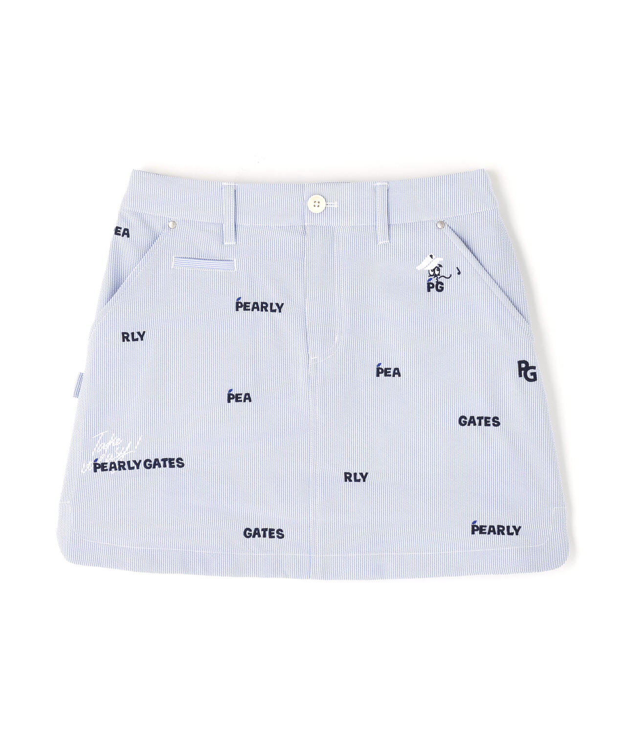 Peサッカーストライプスカート | PEARLY GATES（パーリーゲイツ