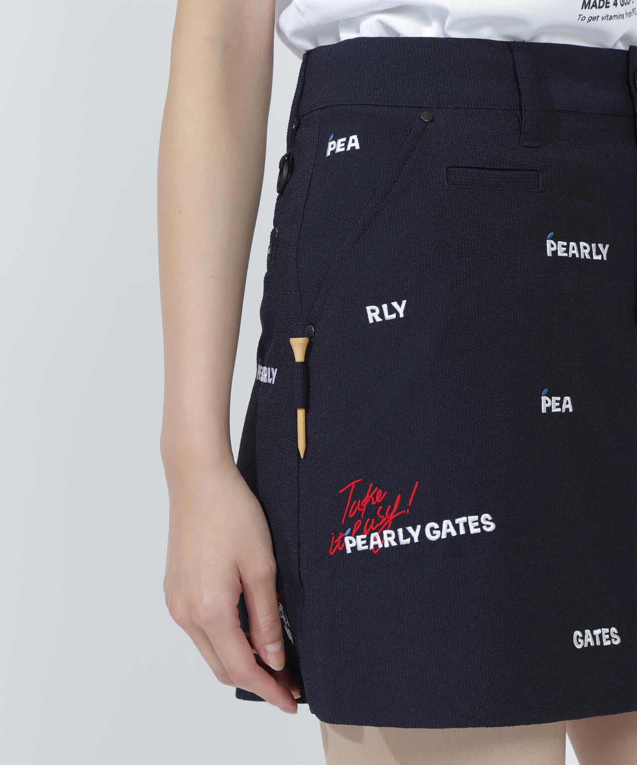 Peサッカーストライプスカート | PEARLY GATES（パーリーゲイツ