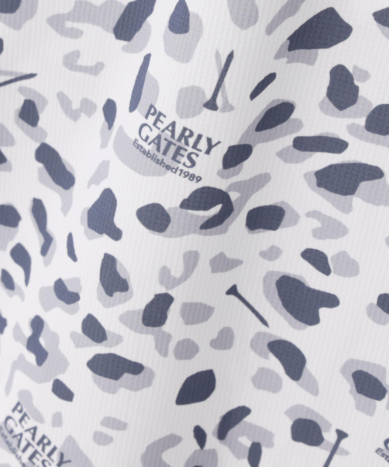 格子ジャージ半袖ポロシャツ ＜ヒョウ柄＞ | PEARLY GATES（パーリー