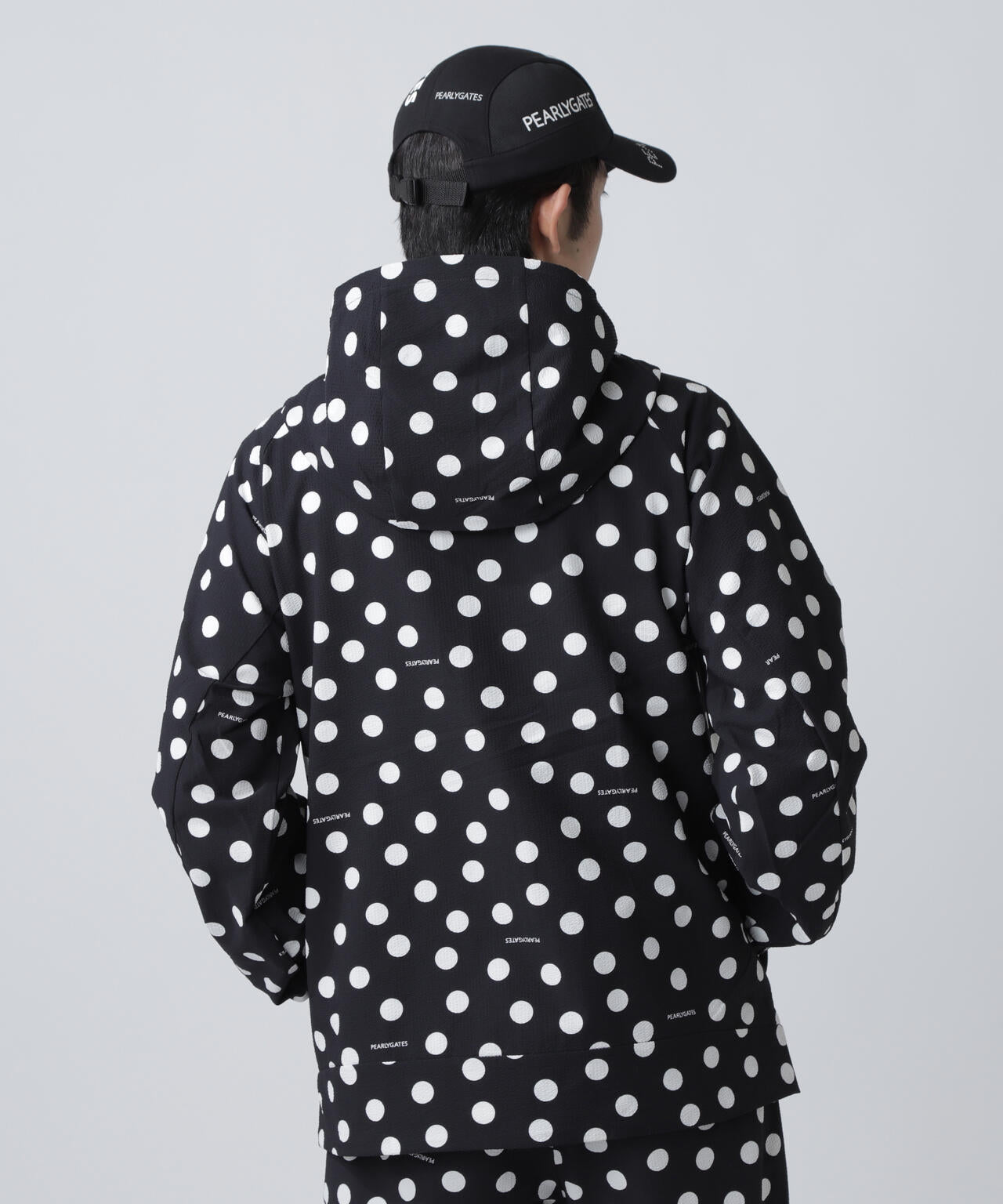 Peストレッチサッカー フルジップフーディ ＜ランダムドット柄