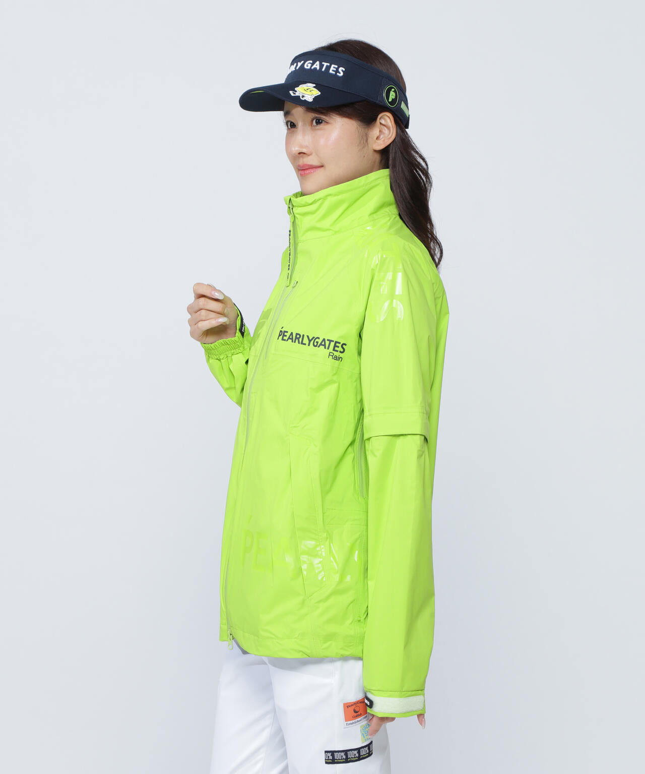 NYストレッチタフタ3Lレインジャケット (LADIES) | PEARLY GATES