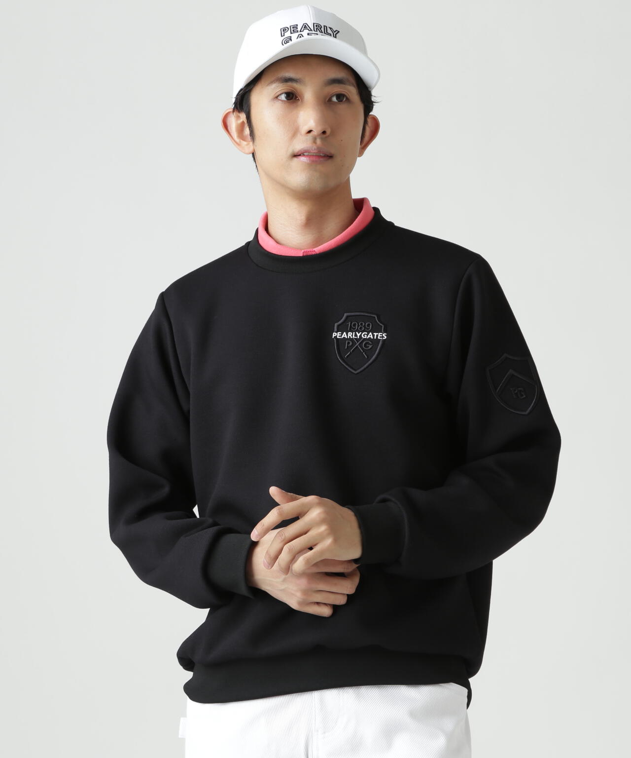 ダンボールクッションクルーネックカットソー | PEARLY GATES