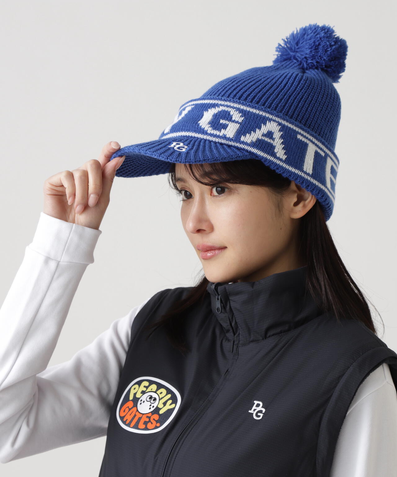 つば付きニットワッチ (UNISEX) | PEARLY GATES（パーリーゲイツ