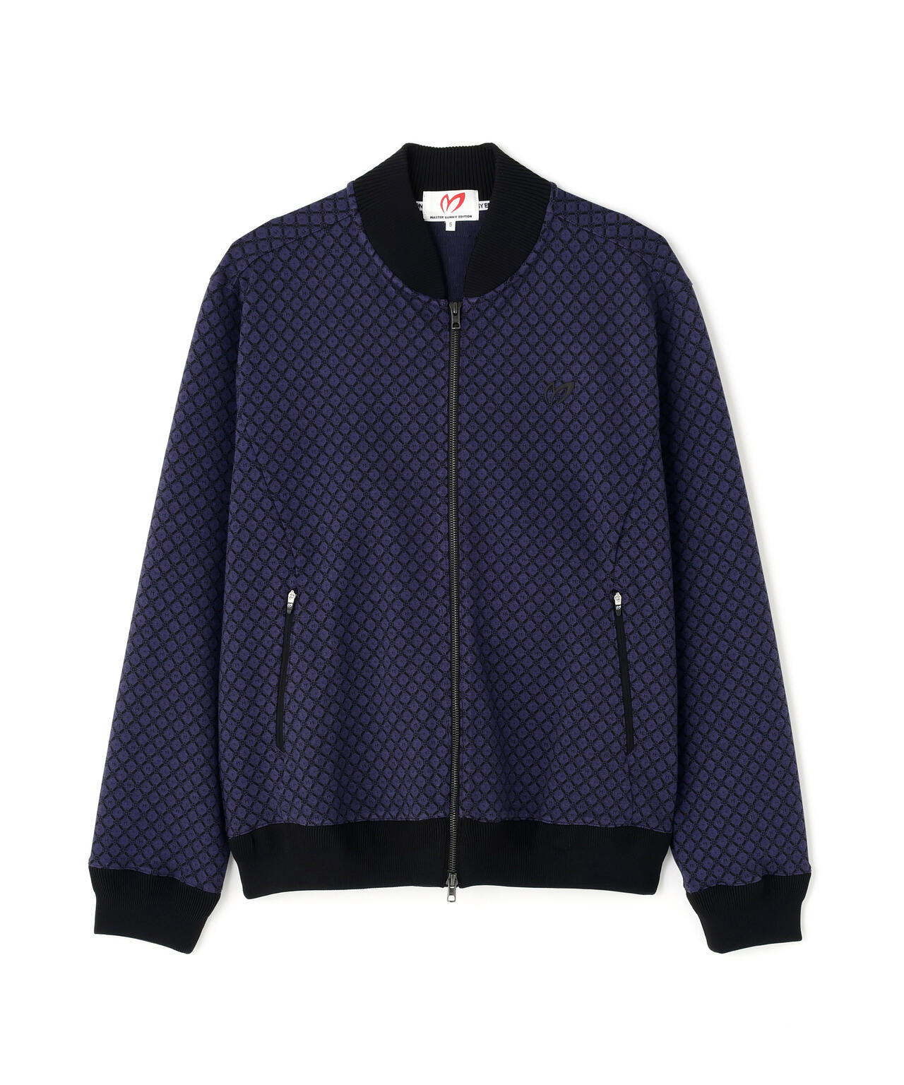 小紋ジャガードジップアップカットブルゾン | MASTER BUNNY EDITION