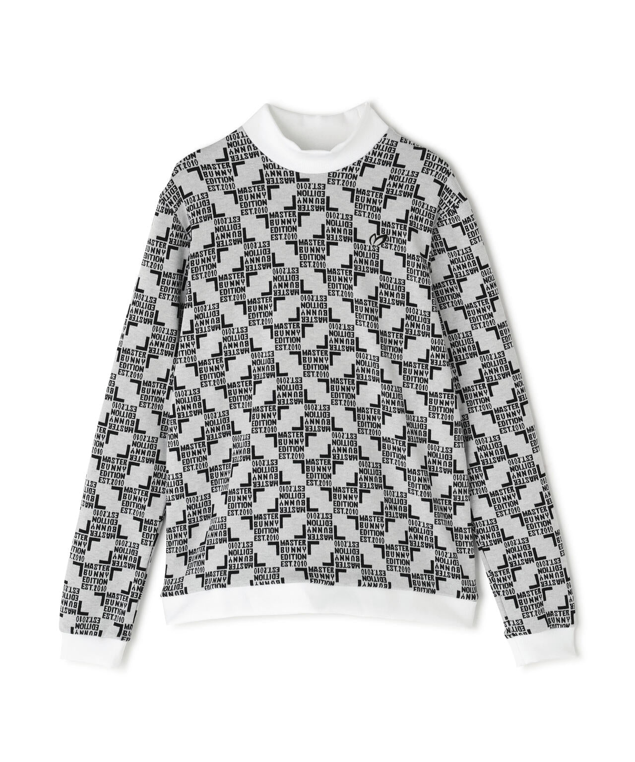 チェッカージャガード裏起毛長袖モックネックカットソー | MASTER