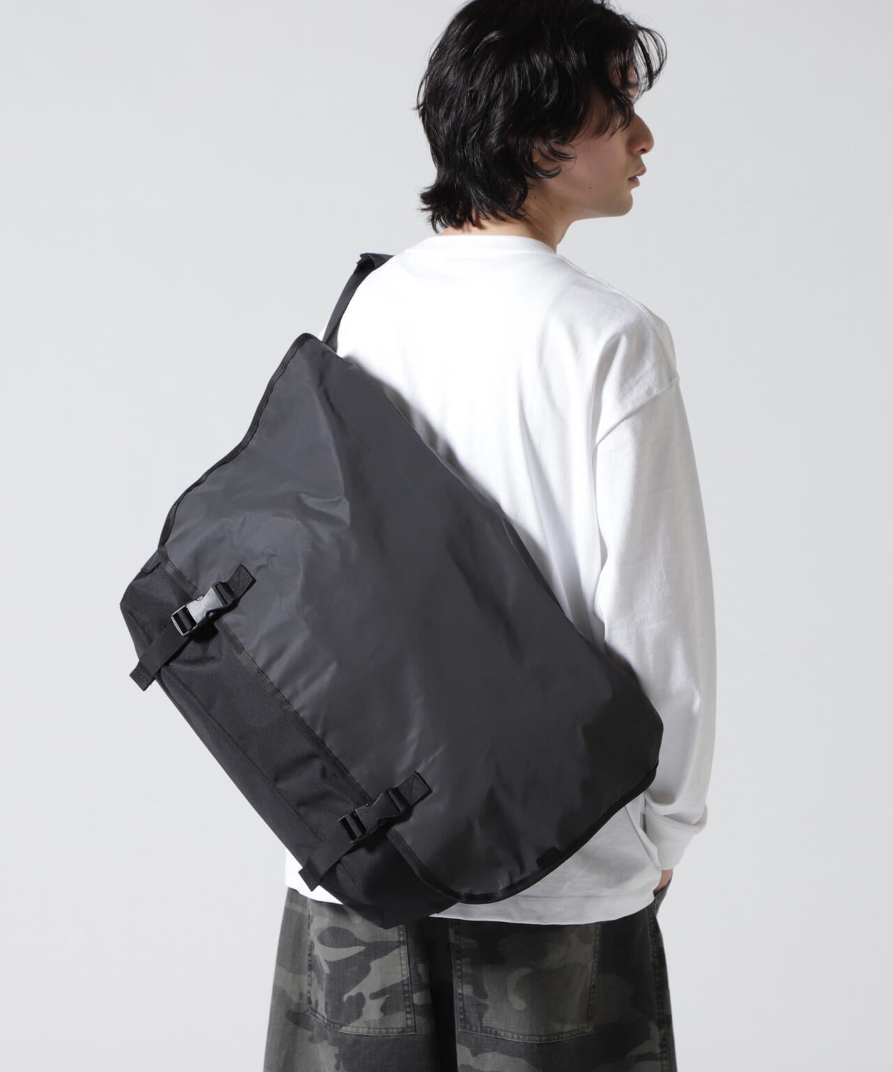 PACKING|パッキング|BLACK REFLECTIVE MESSENGER|リフレクター