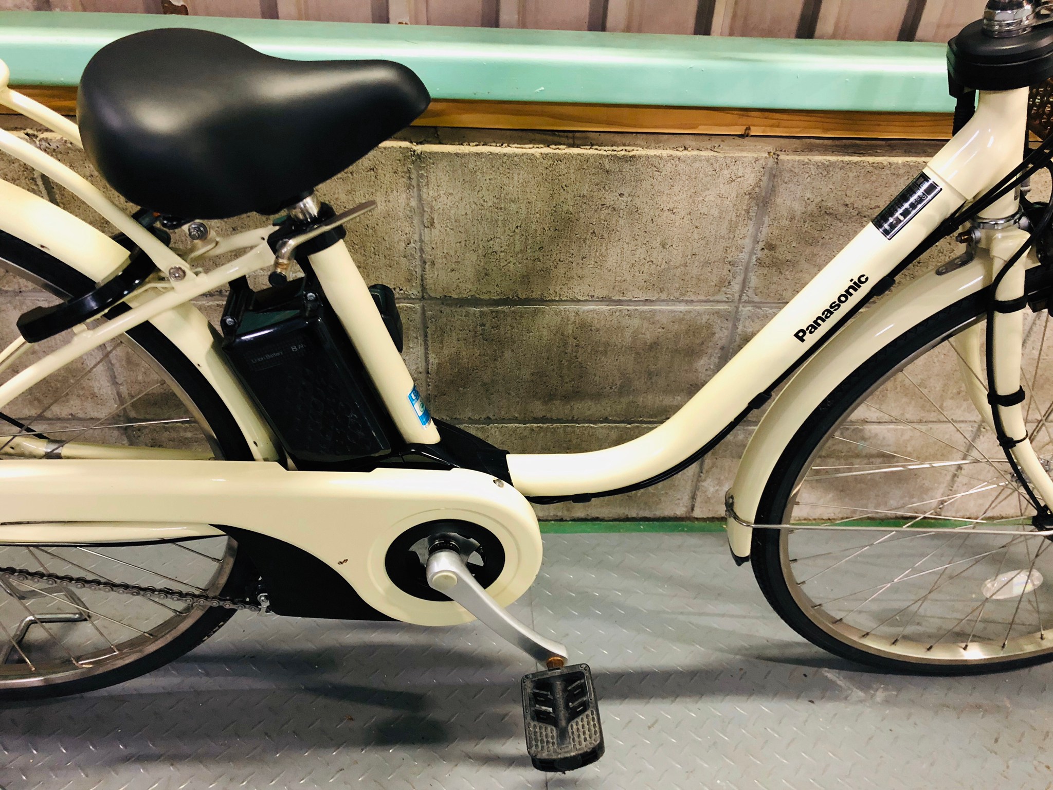 SOLD OUT】電動自転車 パナソニック デジタル 26インチ アイボリー 大