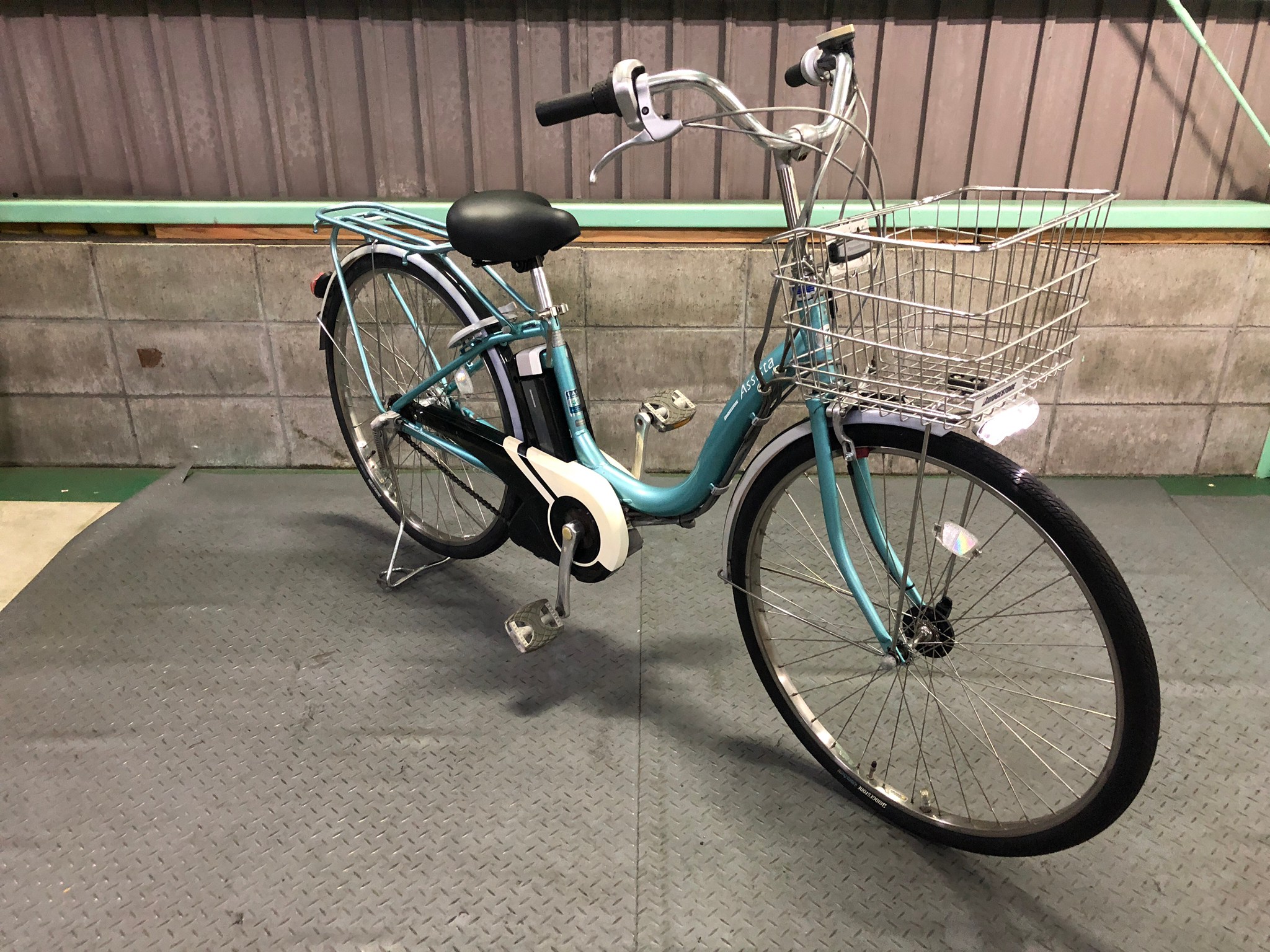 SOLD OUT】電動自転車 ブリヂストン ASSISTA 26インチ 6.6Ah 水色