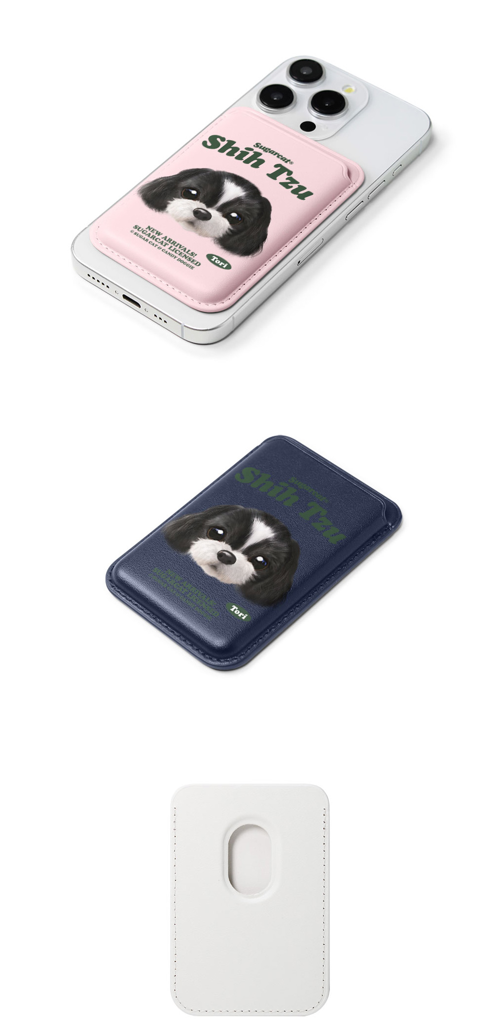 sugarcat] MagSafe カードケース シーズー / マグセーフ MagSafe対応