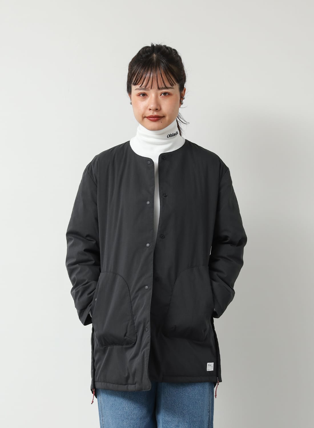 HINOC RIPSTOP INNER DOWN LONG CARDIGAN W|ヒノック リップストップ