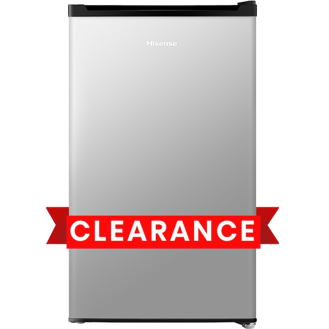 Hisense 3.3-cu ft Mini Fridge (Silver) ENERGY STAR LCR33D6NSE at