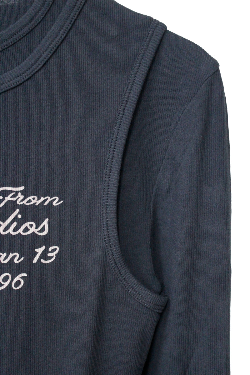 レイヤードロングスリーブTシャツ｜Acne Studios（アクネストゥディオ