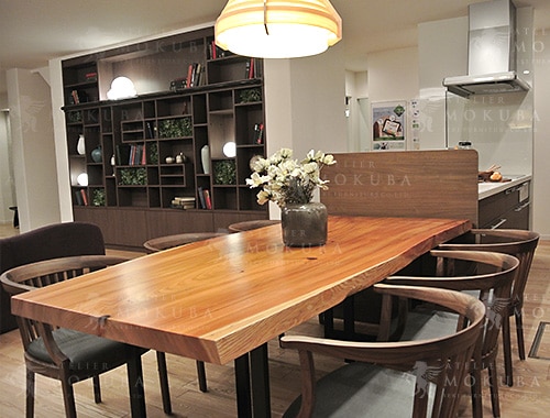 ダイニングテーブルxローテーブルxモンキーポッドx杉【鹿児島県