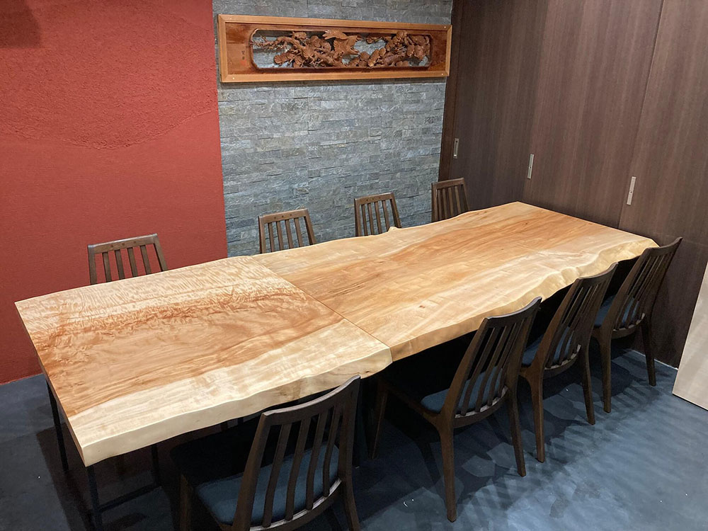 ダイニングテーブルxトチxパープルハートxブビンガ【大阪府 某飲食店様