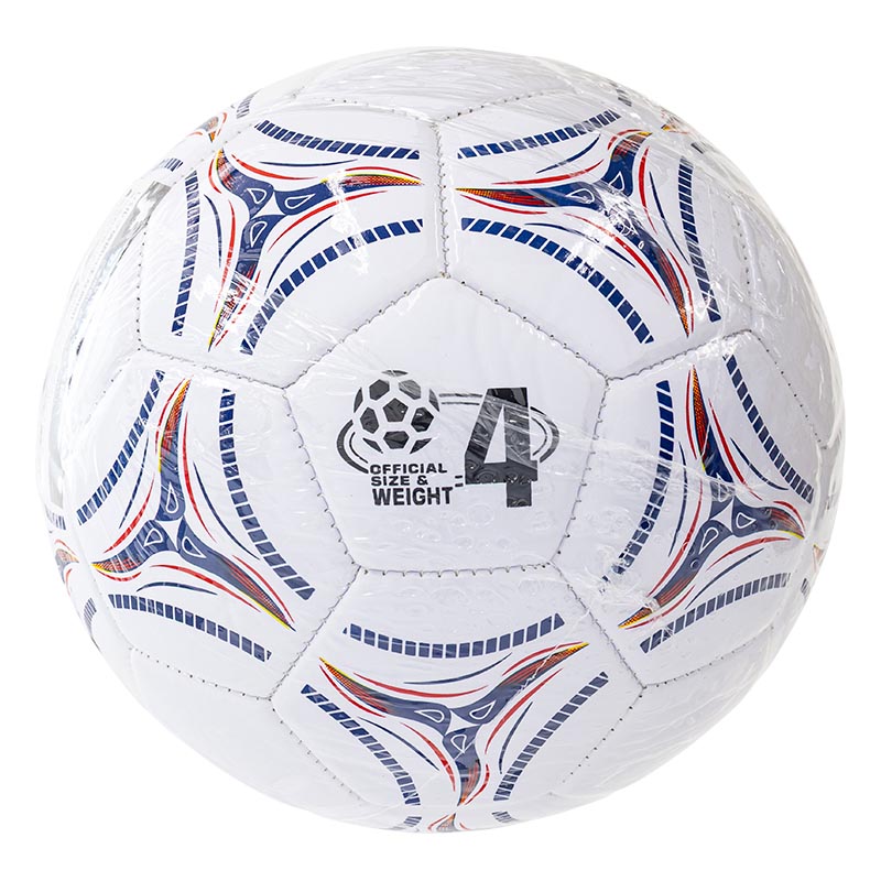 サッカーボール 4号球 ホワイト×ブルー ｜ ミスターマックスオンライン