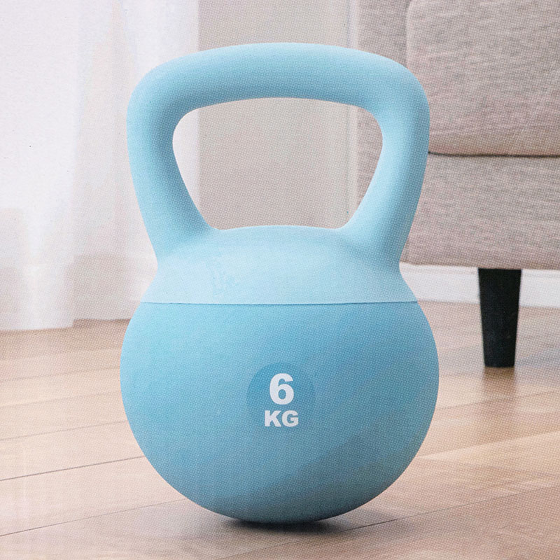 やわらかケトルベル ブルー 6kg ｜ ミスターマックスオンラインストア