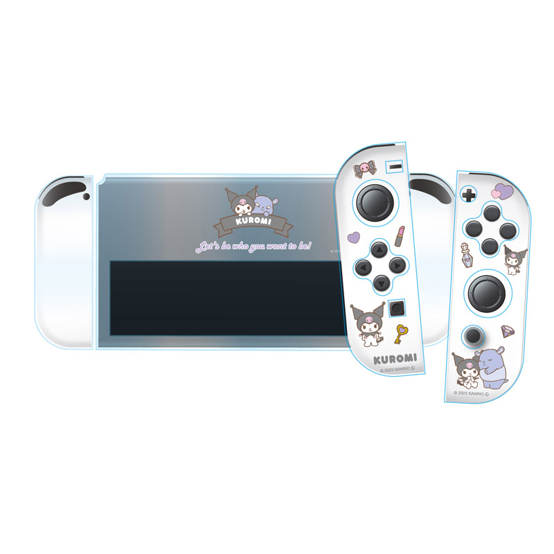 Switch有機EL用セパレート型クリアケース サンリオキャラクターズ