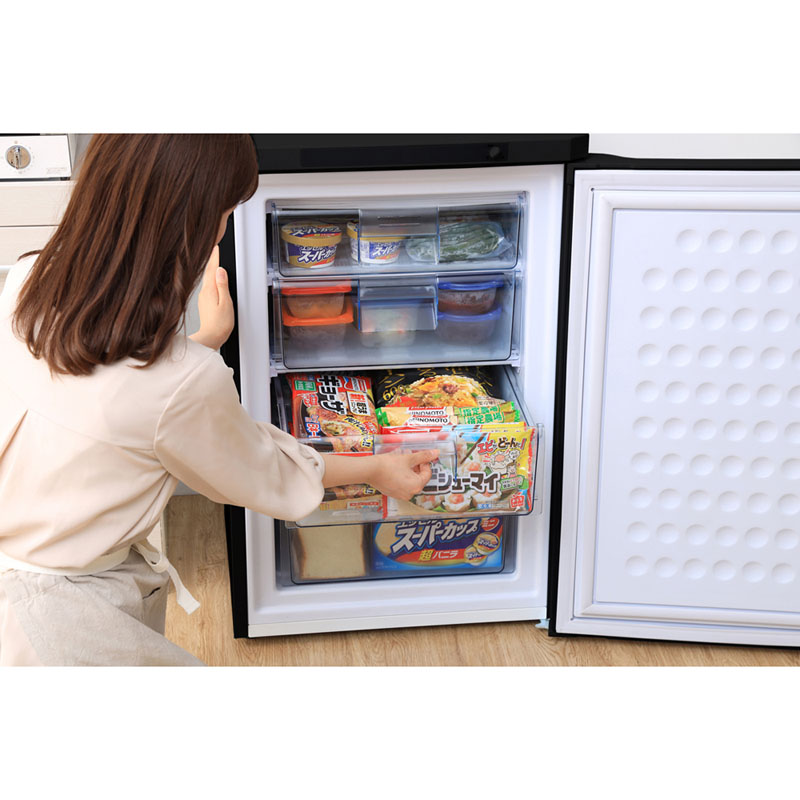 85L 前開き冷凍庫 IUSD-9B-B ブラック ｜ ミスターマックスオンライン