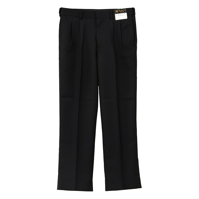 紳士 サージスラックス ブラック 股下76cm ｜ ミスターマックス