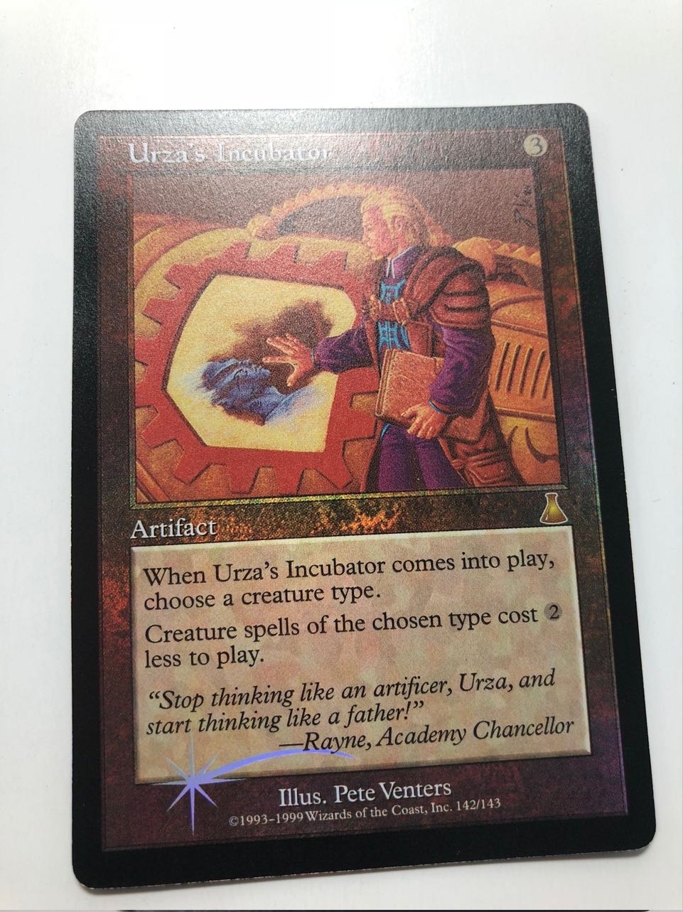 MTG Foil ウルザの保育器 Urza's Incubator MTG ウルザの保育器