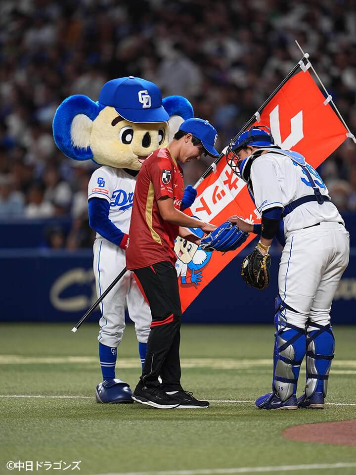 中日ドラゴンズ×名古屋グランパス「Dra＆GRA」企画 8/10（土）中日