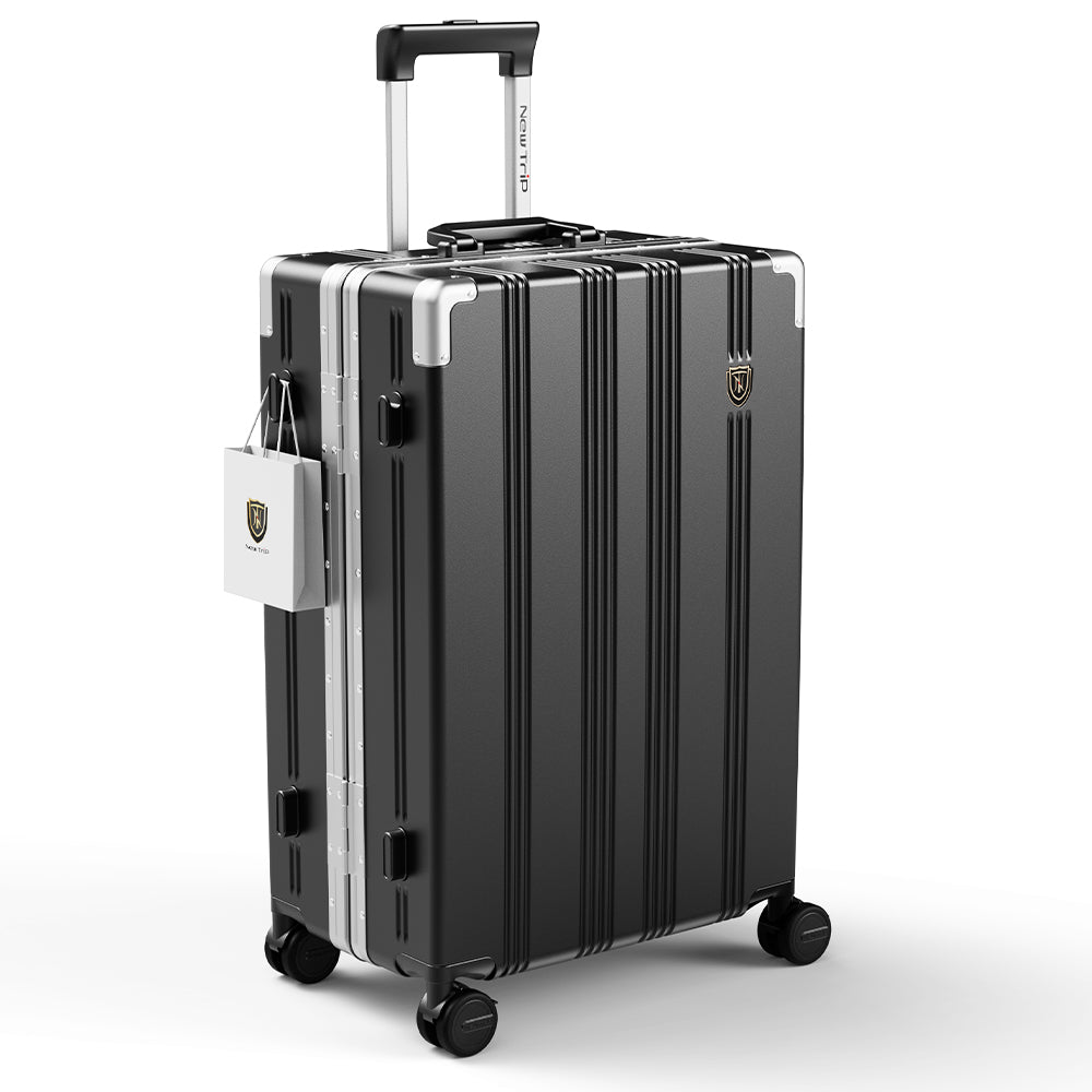 1101 耐衝撃アルミフレームスーツケース 静音キャスター・ブレーキ機能