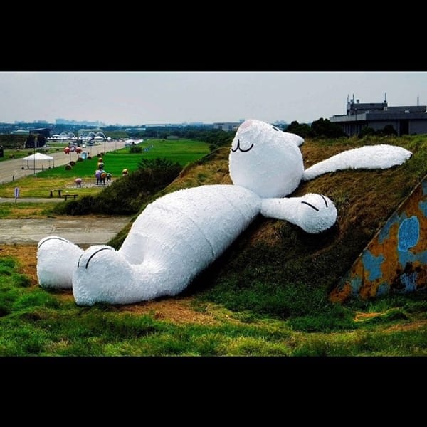 Florentijn Hofman Unleashes Moon Rabbit Sculpture