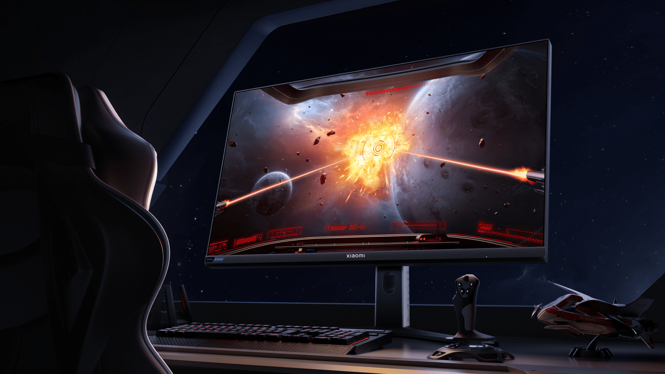 Mini LEDと量子ドット採用の「Xiaomi Mini LED ゲーミングモニター G