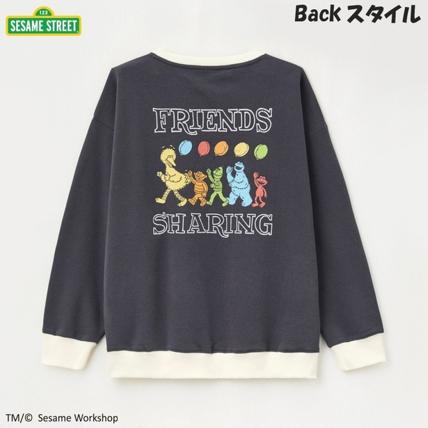 待ってた！しまむら「セサミストリート」トレーナーの大きいサイズが