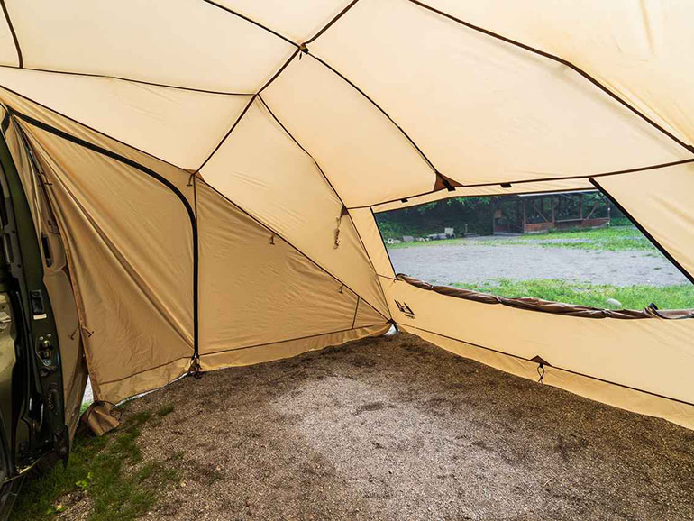 レビュー】車中泊キャンプが快適に！ogawa「カーサイドリビングDX-2