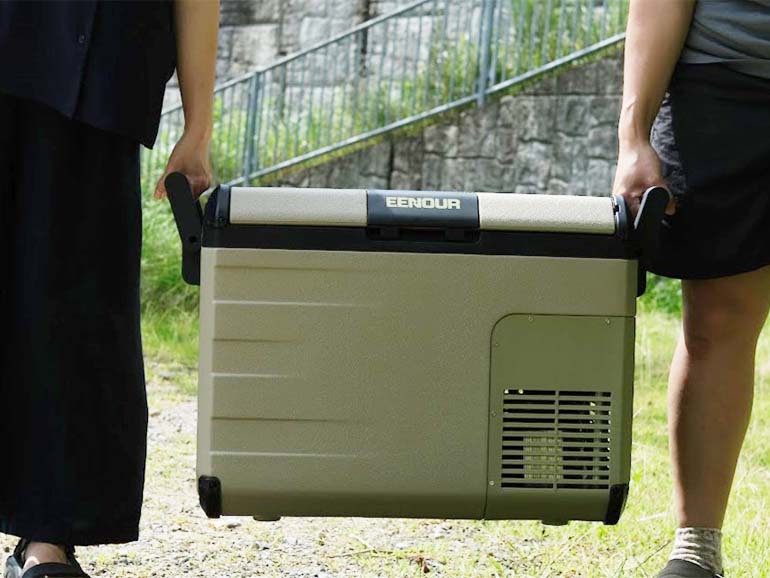 検証！夏のキャンプや車中泊で大活躍の冷蔵庫！省エネなのにパワフル