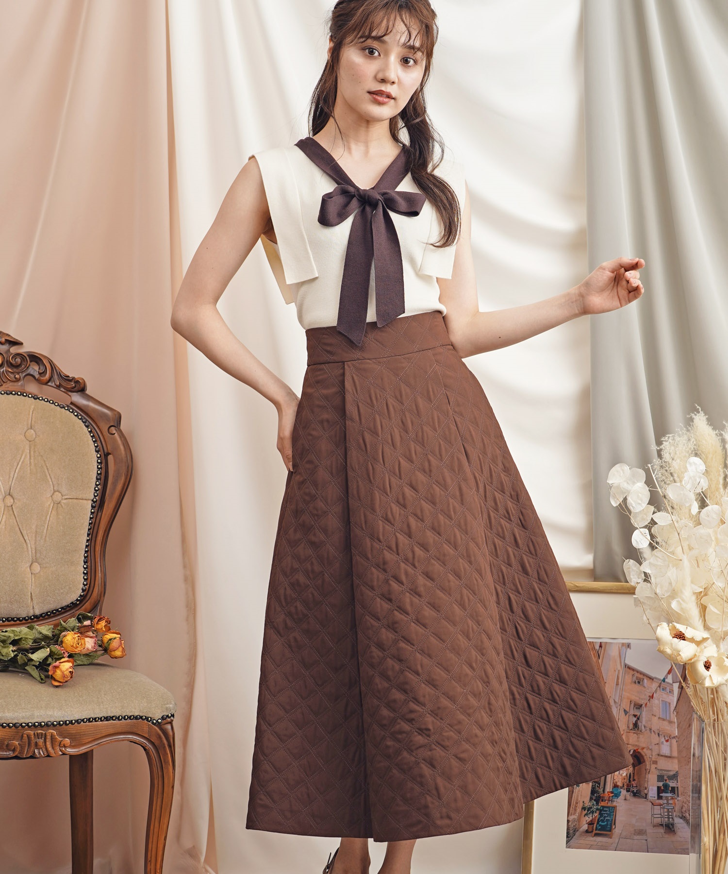 キルティングスカート | フレアスカート | NOELA OFFICIAL WEB STORE