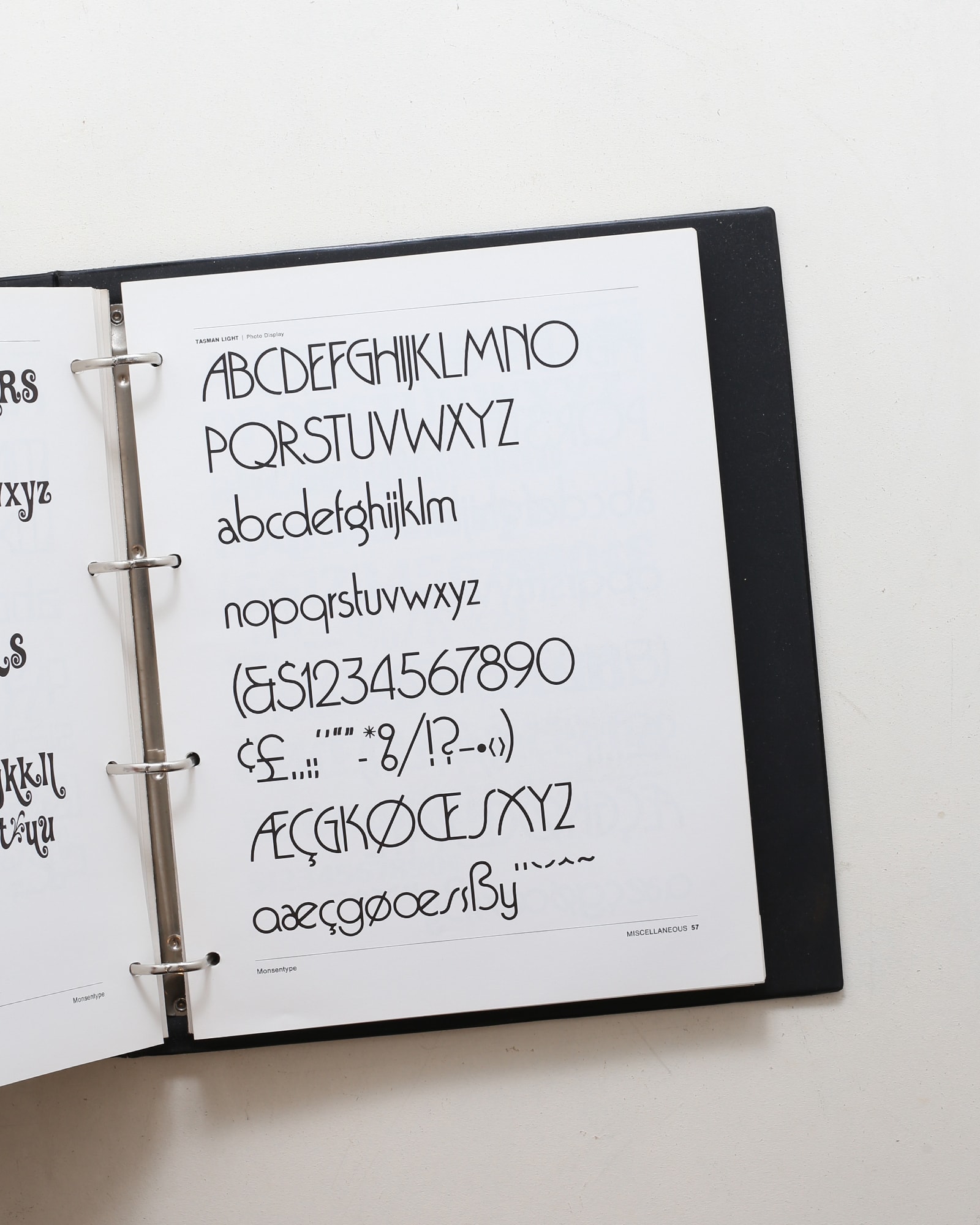 モンセン・スーパー・ディスプレイ欧文書体清刷集 3冊セット | nostos