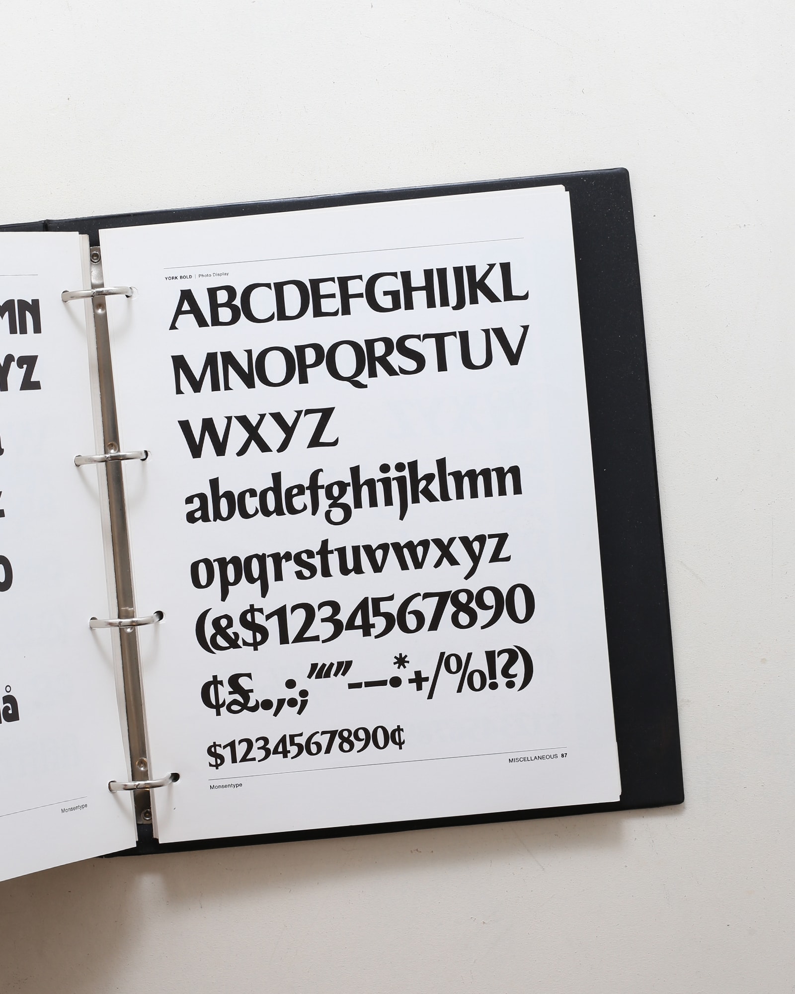 モンセン・スーパー・ディスプレイ欧文書体清刷集 3冊セット | nostos