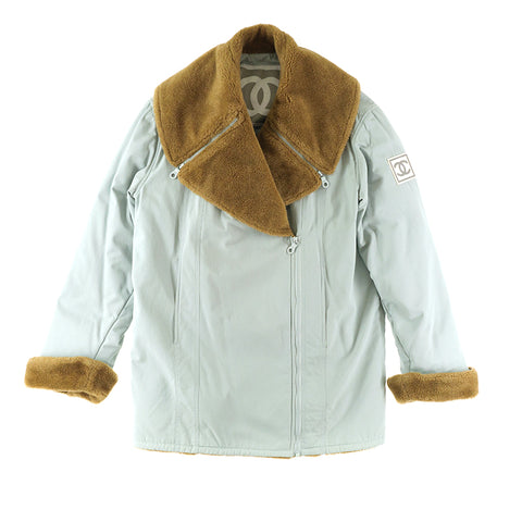 シャネル CHANEL スポーツライン ココマーク ボア ジャケット コート