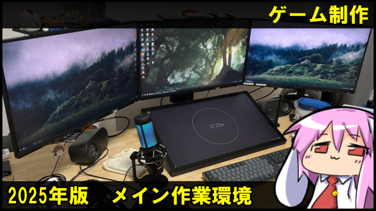 2025年】ぬぷ竜の作業用PCの紹介【自作PC環境】 | ぬぷログ