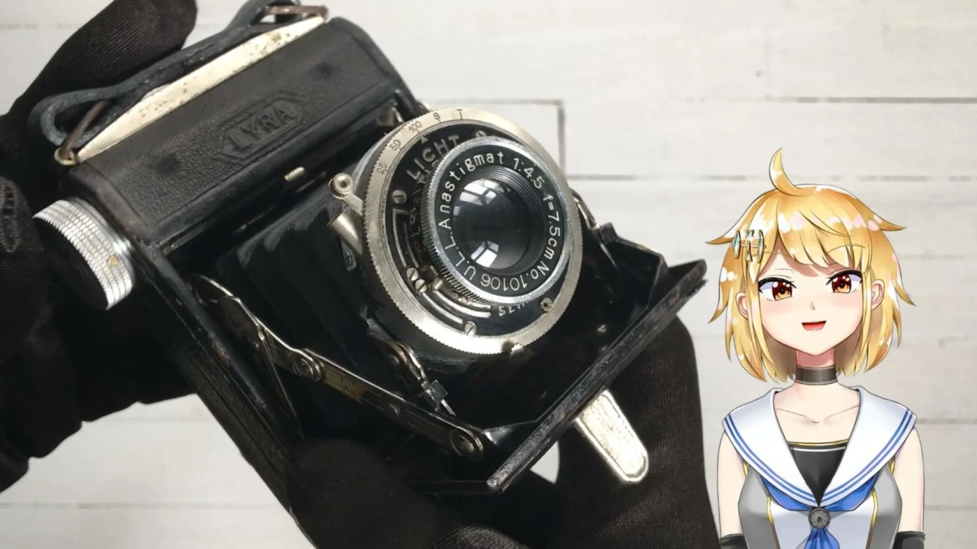 スプリング（蛇腹）カメラ セミライラ SEMI-LYRA 富士光学