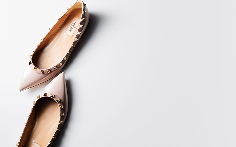 憧れ【ヴァレンティノ ガラバーニ】の「ロックスタッズ バレリーナ