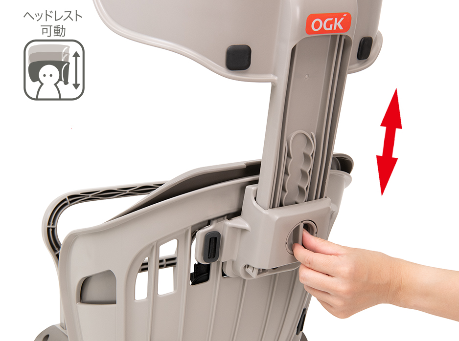 RBC-019DX2（ヘッドレスト付リヤキッズシート“ポポラ モア”） | OGK