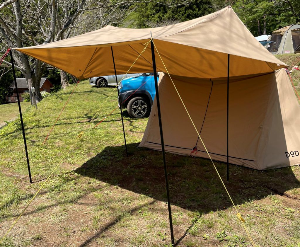 DOD】パップフーテント2レビュー | コンパクトな1～2人用テント | お