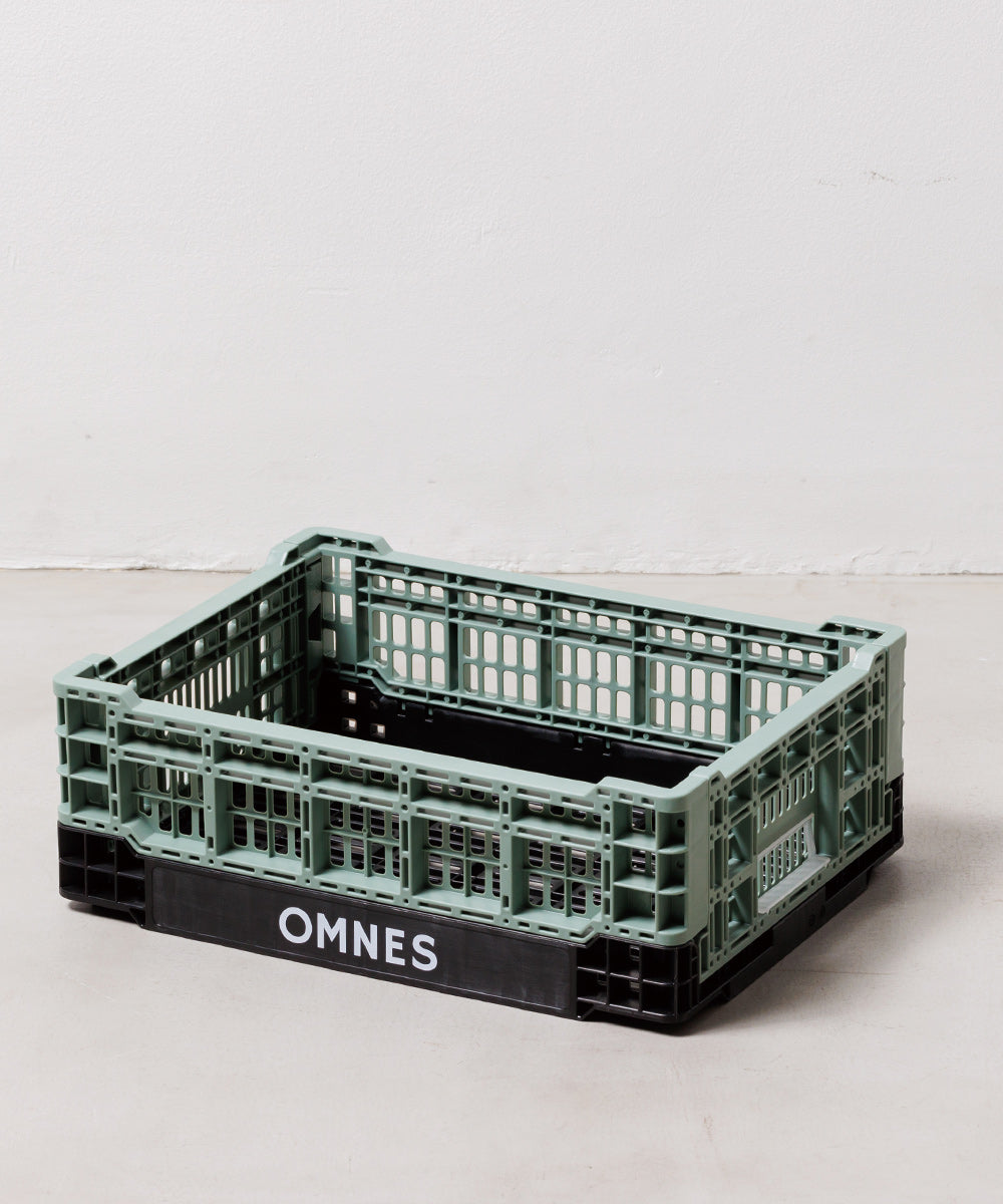 OMNES】折り畳み式 メッシュスタッキングコンテナ 11L【1522-0083】