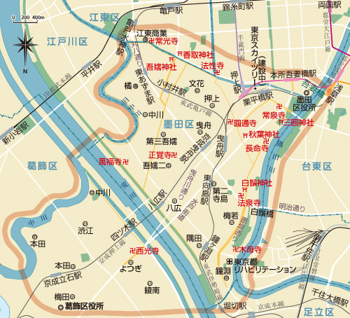 隅田川向嶋絵図1-30 - こちずライブラリ