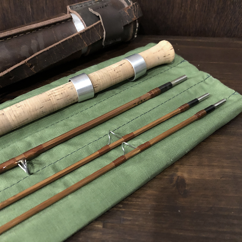 Orvis Impregnated Rocky Mountain 6-1/2ft Bamboo Fly Spin Rod Mint