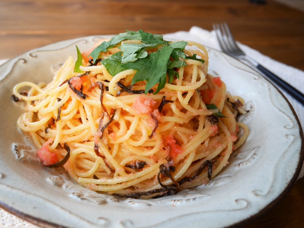 たらこと塩昆布のオイルパスタ】 | Olive Oil Life オリーブオイルライフ