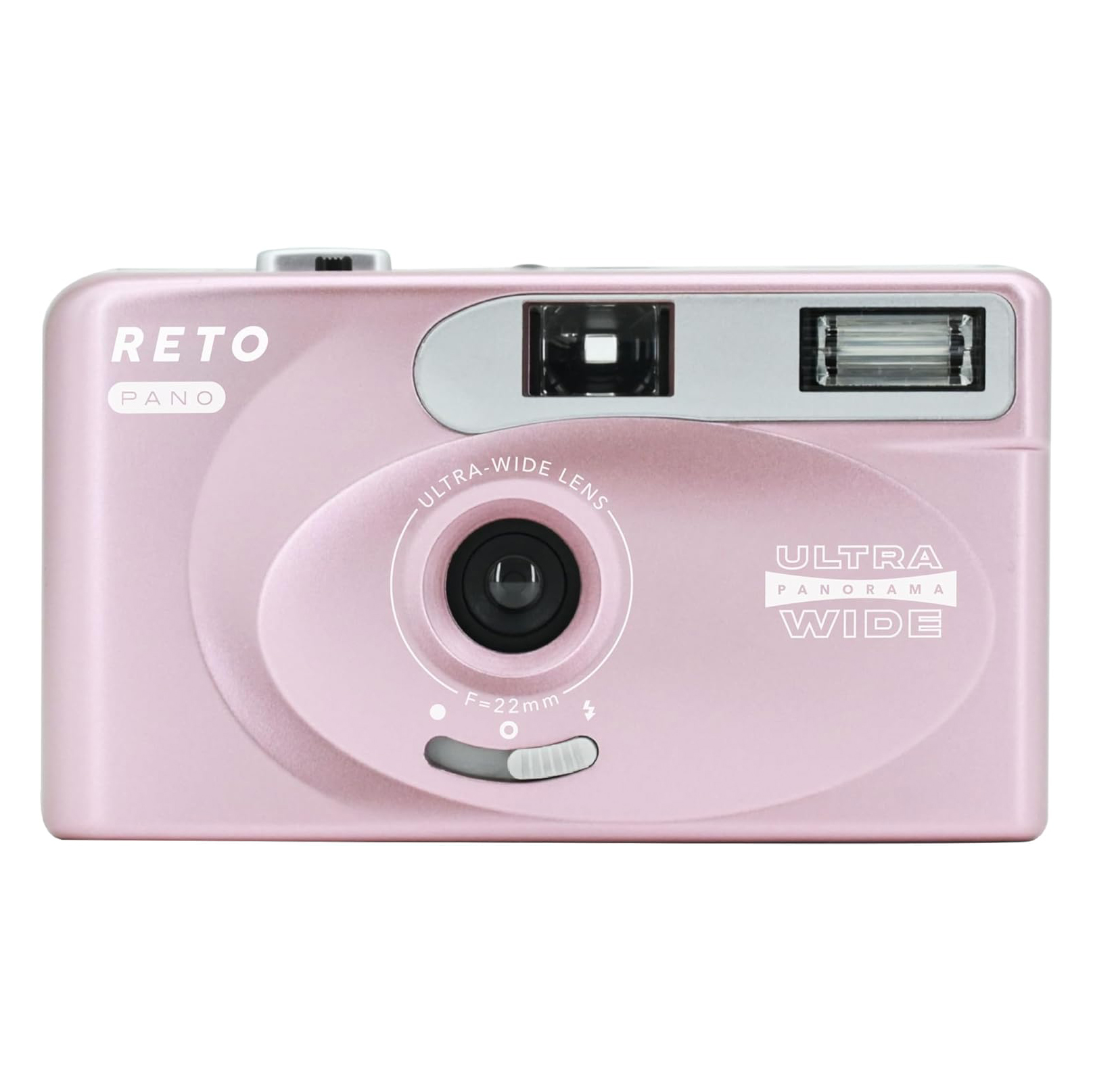 RETO（レト）PANO 35mmフィルムカメラ｜メタリックピンク｜トイカメラ