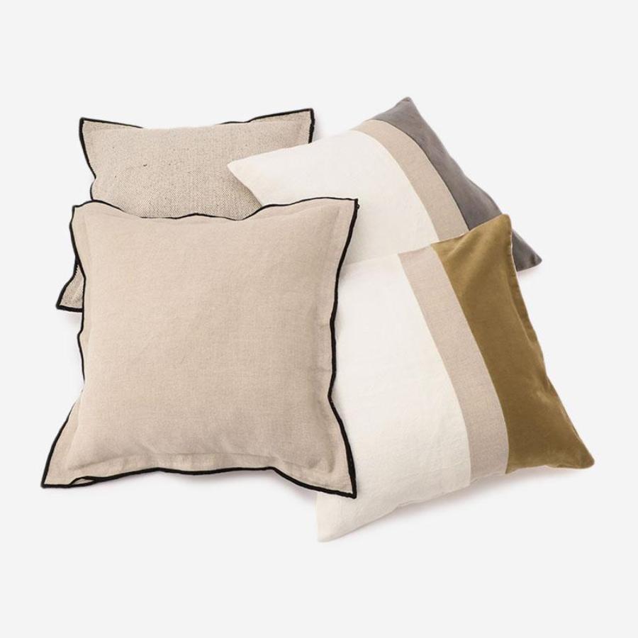 LINEN クッションカバー 45cm角 ベージュ｜【公式】ACTUS online｜家具