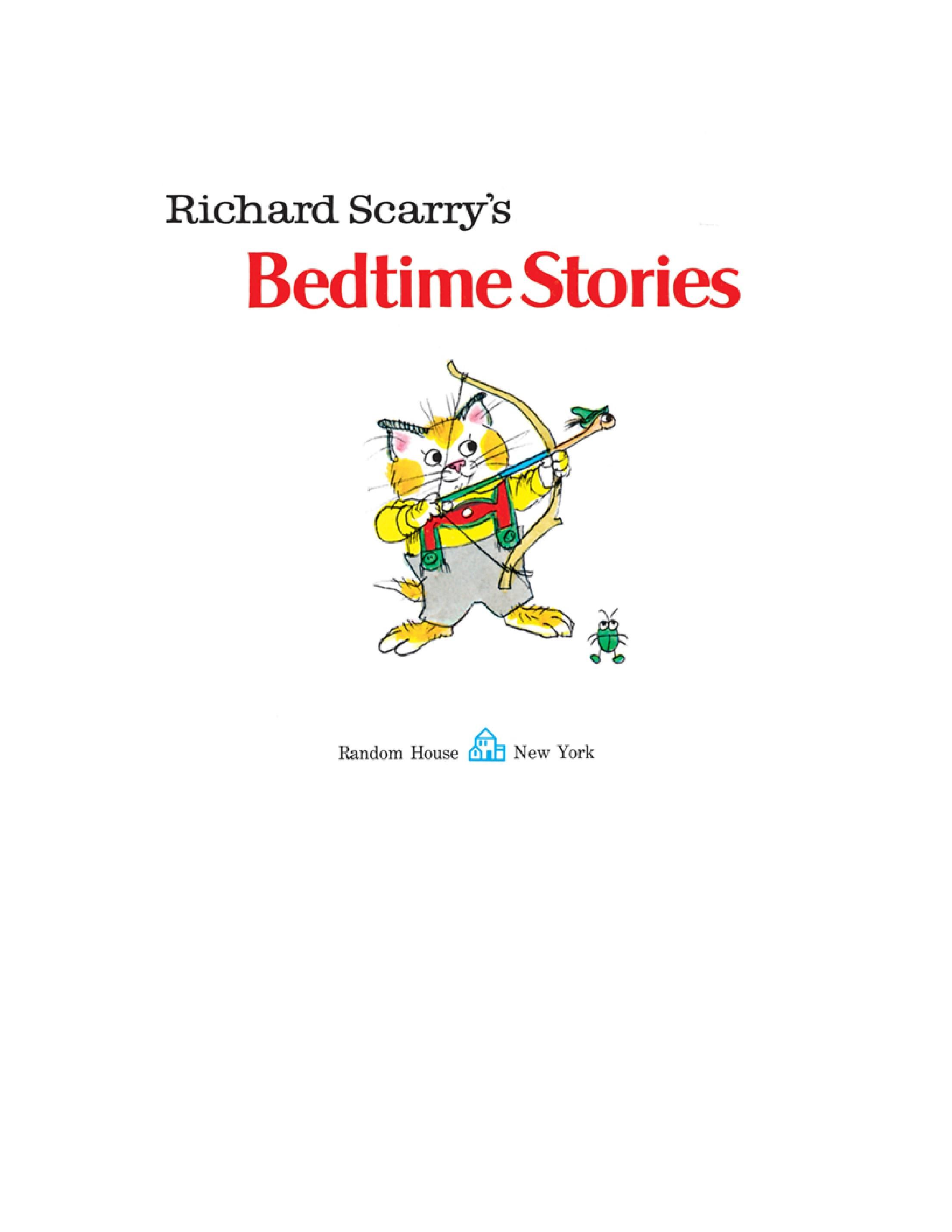 Richard Scarry's Bedtime Stories Pages 1-50 - Flip PDF Download