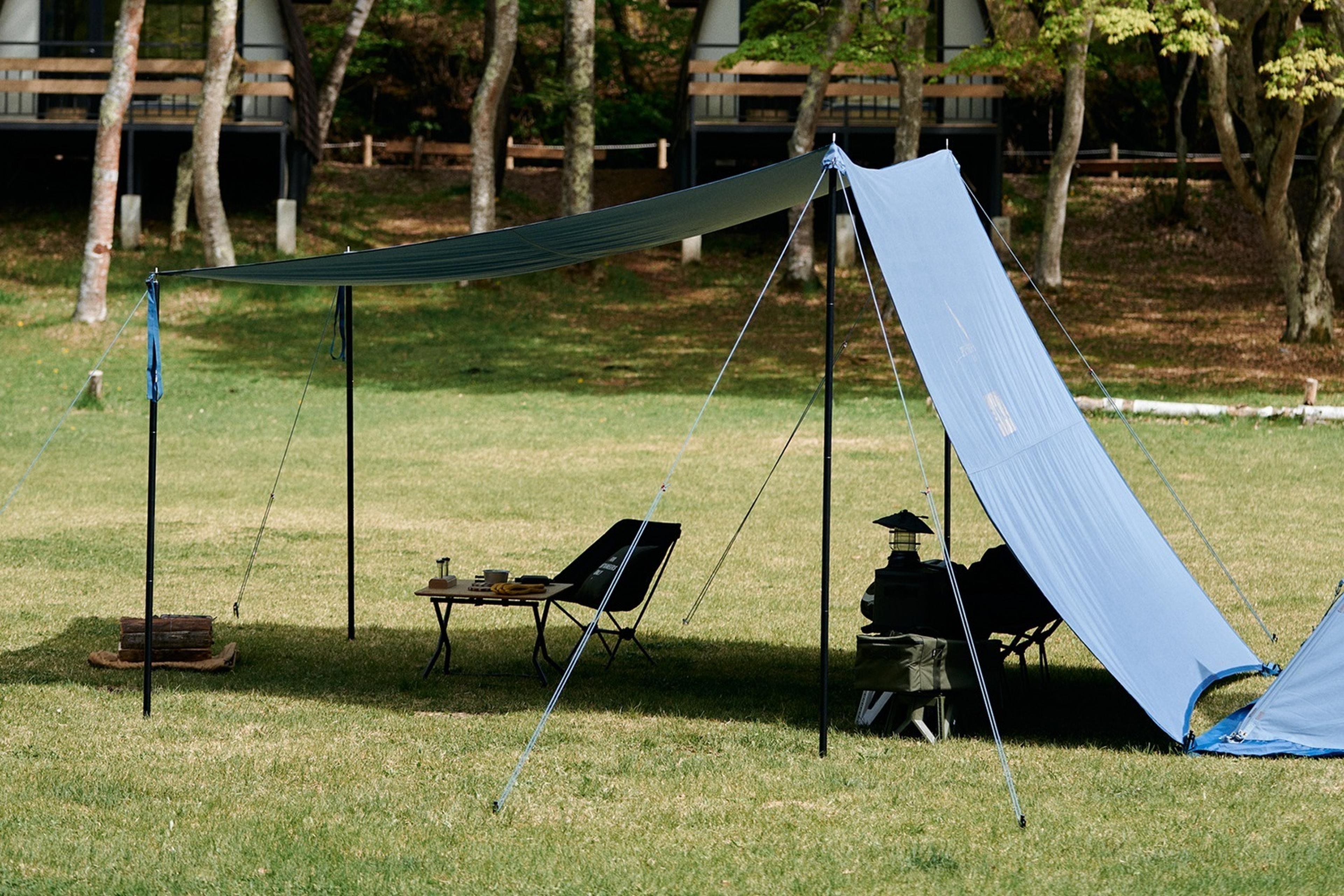 EKALとテンマクデザインの注目コラボ！淡いブルーが映えるアレンジ自在