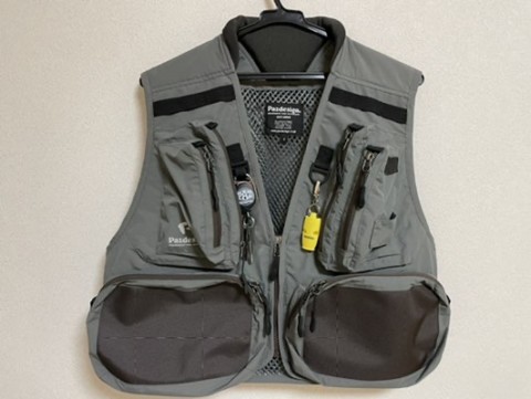 トラウトルアーマン専用ベスト【TRプラッキングベスト】 上田克宏